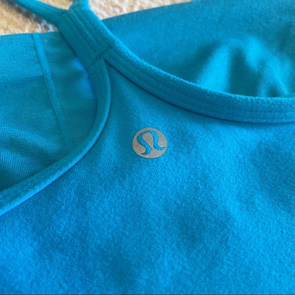 Lululemon Power Y Tank - Blue - Size 10 - Picture 7 of 9